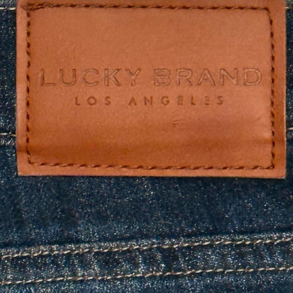 Lucky Brand Sweet Boot Mid Rise Jeans Women 12/31R Blue Denim Straight Leg - Picture 9 of 9